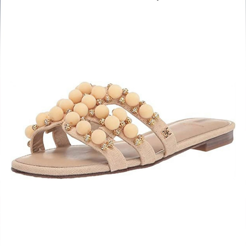Sam Edelman Women's Bay 19 Sandals Size 5.5 Summer Sand/Desert Sun